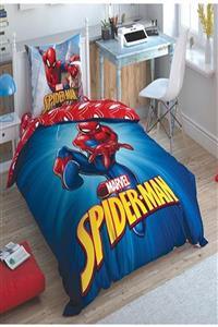 Taç Lisanslı Tek Kişilik Nevresim Takımı Spiderman Time To Movie