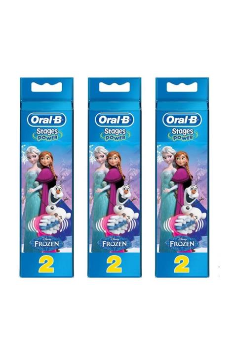 OralB Stages Power Frozen Diş Fırçası Yedeği 2 Li X 3 Adet
