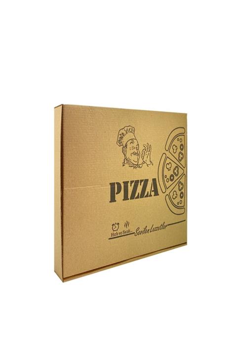 DAĞYÜCE Pizza Kutusu (26x26x4,2 Cm) - 100'lü