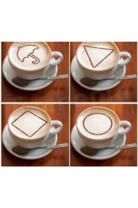 ALCSTORE Squid Game Kahve Stencili