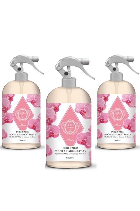 soel Oda Spreyi Parfüm Kokulu 3 Adetx500 Ml