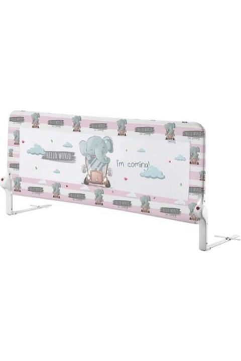 GUİMO Hello World Elephant Katlanabilir Yatak Bariyeri 150 Cm Fil Desenli