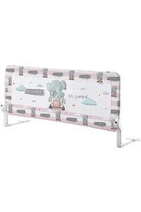 GUİMO Hello World Elephant Katlanabilir Yatak Bariyeri 150 Cm Fil Desenli