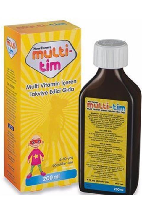 Nurse Harvey's Multi-tim Multivitamin İçeren Takviye Edici Gıda 200 ml