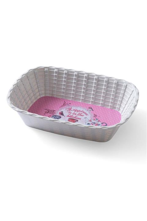 HibanaYolu Melamin Hasır Ekmeklik 29cm (29.5x21.5x6.7cm 237gr)