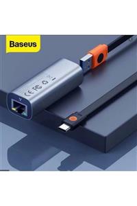 Baseus Usb Ethernet Adaptörü 2in1 1000mbps Rj45 Dönüştürücü 2 In1 Usb A+usb Çift Yönlü Iletimli