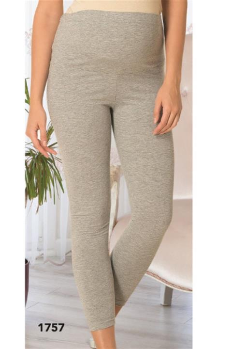 Mecit 1757 Gri Pamuklu Hamile Tayt