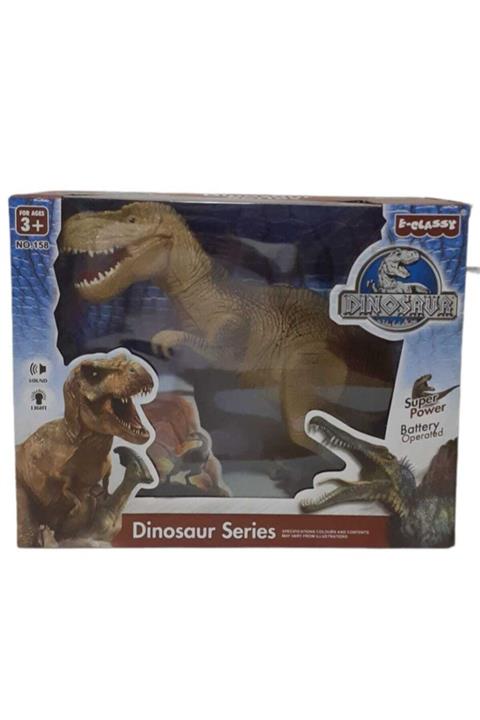 Royal Shop Pilli Sesli Işıklı Hareket Edebilen Büyük Boy Oyuncak Dinazor Rs4269