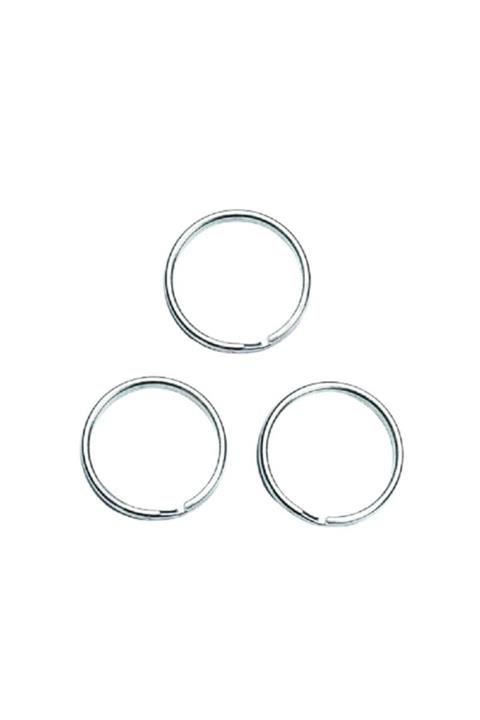 Selin 50 Adet Krom Kaplama 2,5 Cm Anahtarlık Halkası