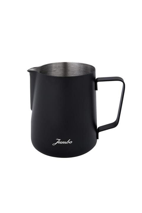 Jumbo Venti Çelik Süt Potu Siyah 600 ml