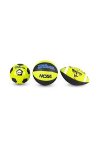 Wilson 3 Lü  Top Seti NCAA  Triple Threat Kit Ngbl Wtx0754ıd