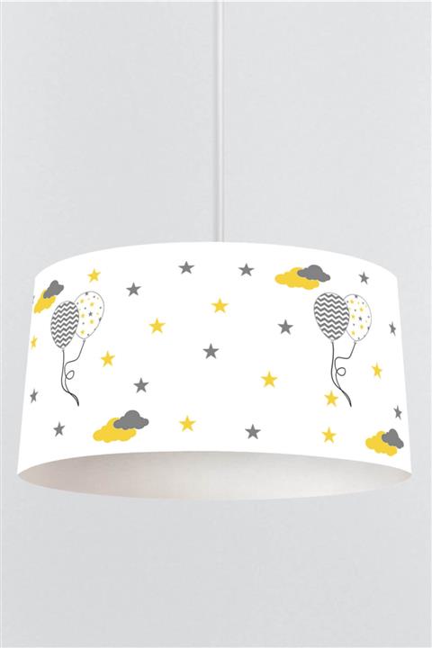 Rivaİstanbul Bulut Balon Çocuk Sarkıt Avize Beyaz