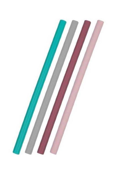 Oioi Silikon Pipet 4'lü - Pembe Mix