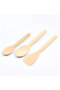 Kitchen Mania Ahşap kaşık ve spatula seti-tahta kaşık-tahta spatula