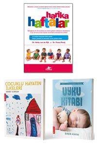 Betonsu Tasarım Harika Haftalar + Çocuklu Hayatın Ilkeleri + Uyku Kitabı / Çocuk Gelişimi Bebek Bakımı 3 Kitap Set