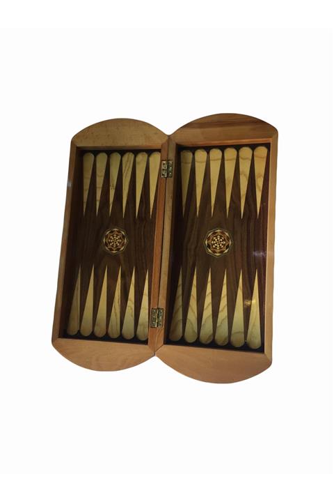 günbeyi Sedef Mozaik Işlemeli El Yapımı Oval Osmanlı Tavla