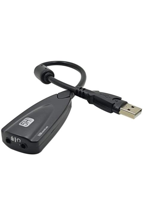 Ancheyn 7.1 Usb Ses Kartı 12 Kanal 5hv2 Destekli Audıo Çevirici Dönüştürücü Harici Mikrofonlu 4687