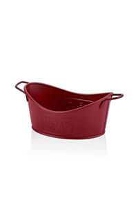 The Mia Ekmek Servisi 28 X 17 Cm - Bordo Krn0005