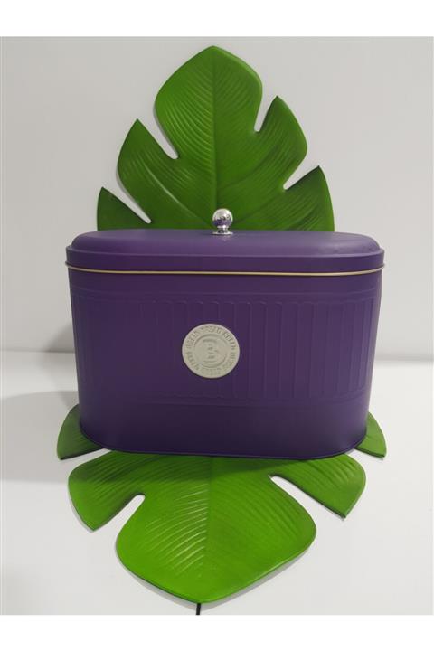 HibanaMorza Metal Ekmeklik-mor (19x34x25cm)