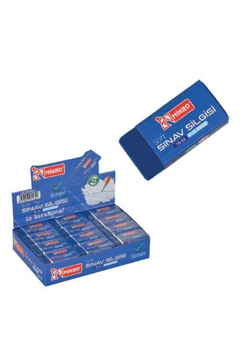 Mikro Soft İz Bırakmayan 24lü Sınav Silgisi