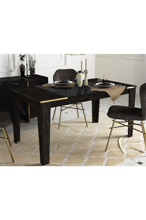 Dekorister Exclusive Veyron Yemek Masası Rebab-Mermer