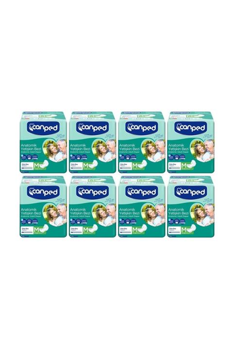 Canped Anatomik Hasta Bezi Orta Boy(m) 10'lu 8 Paket 80 Adet