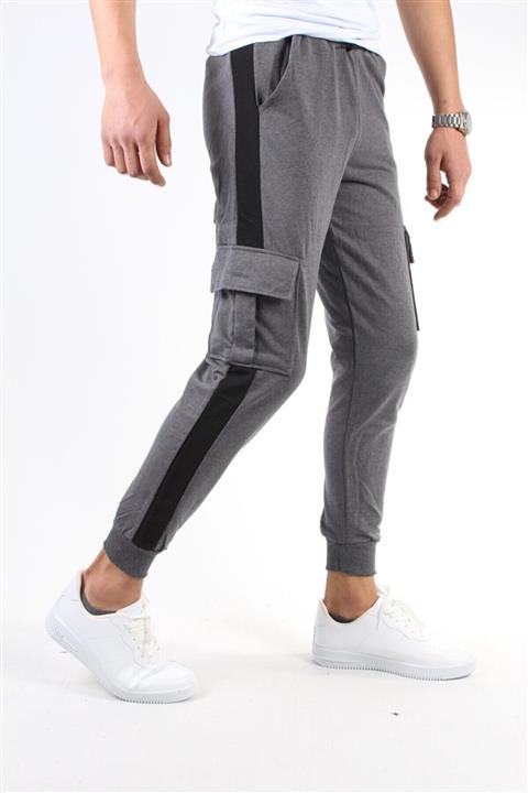 golden toptan Kargo Cep Eşofman Altı Antrasit Siyah