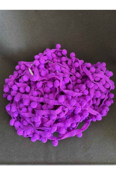 ETAMİNCİMAM Şerit Ponpon ( Mor Renk )
