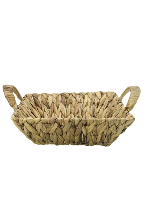 Sever Kalın Örgü Ekmek Sepeti . Kare 26 X 26 Cm