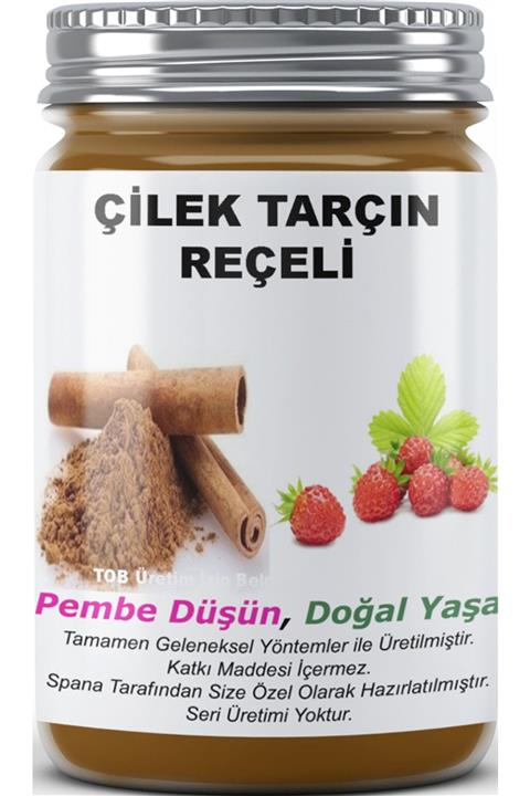 SPANA Çilek Tarçın Reçeli Ev Yapımı Katkısız 330gr