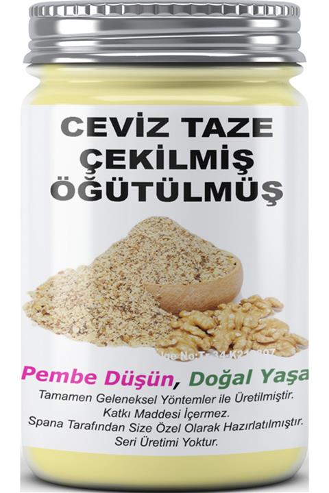 SPANA Ceviz Taze Çekilmiş Öğütülmüş Ev Yapımı Katkısız 125gr