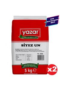 YAZAR Taş Değirmende Öğütülmüş Siyez Unu 5 Kg X 2 Paket