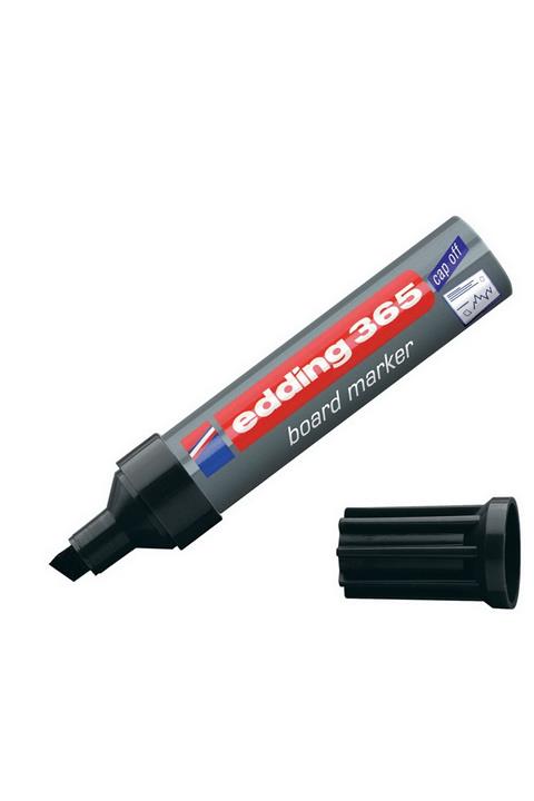 Edding 365 Beyaz Tahta Kalemi Kalın Kesik Uçlu Siyah