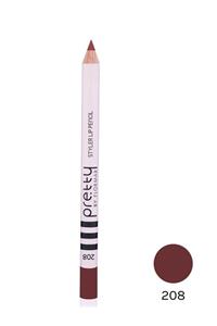 Flormar Dudak Kalemi - Pretty By Flormar Styler Lipliner 208 Sweet Cherry 8690604469802