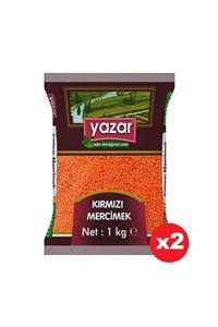 YAZAR Kırmızı Mercimek 1 Kg X 2 Paket