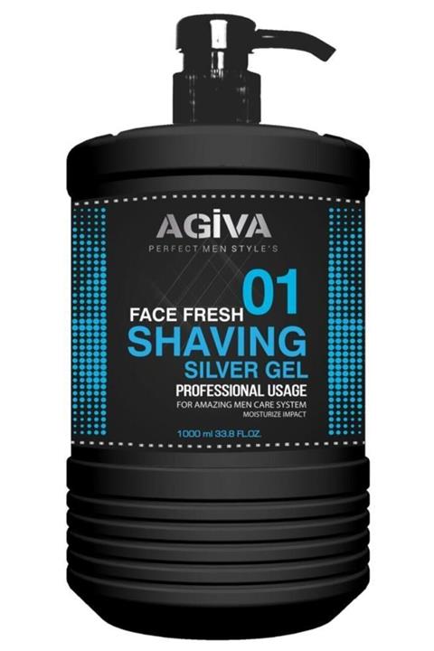 Agiva Tıraş Jeli 1000 ml Sılver 01