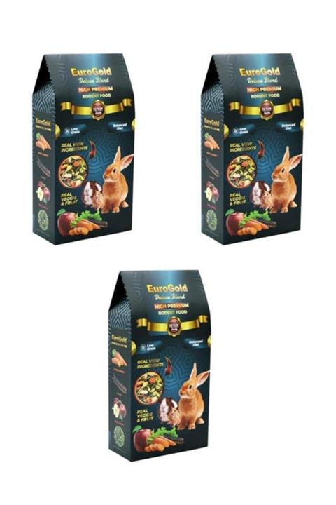 EuroGold Deluxe Blend Rodent Food Kemirgen Yemi 650 Gr ( 3 Adet )