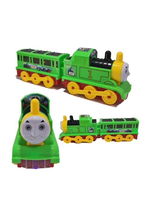 KAHRAMAN OYUNCAK Thomas Çarp Dön Lokomotif Işıklı Hareketli Tren 32cm