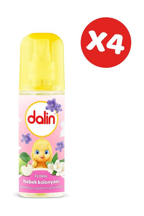 Dalin Bebek Kolonyası Floral 150 ml x 4 Adet