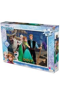 Ks Puzzle Frozen Yapboz 200 Parça Iki Farklı Model Puzzle