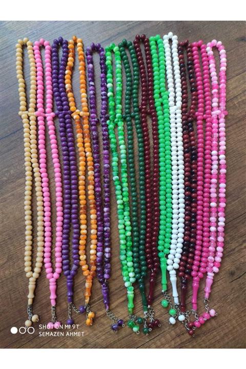 OSMANLI 10 Adet Karışık Namaz(zikir) Tesbihi 10mm