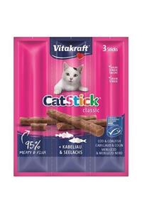 Vitakraft Cat Stick Somon Ve Alabalıklı Kedi Ödülü 54 gr