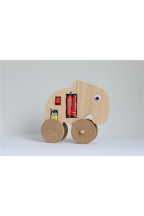 morMaker Ahşap Yürüyen Fil