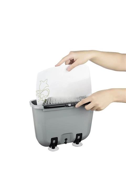 Kastore Su Tasarrufu Sağlayan Pratik Vantuzlu Bulaşık Yıkama Fırçası