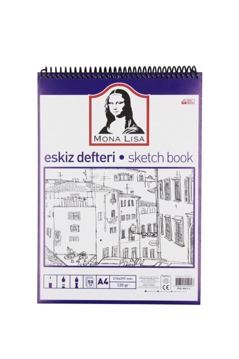 Südor Eskiz Defteri Mona Lisa Telli A4 Defter