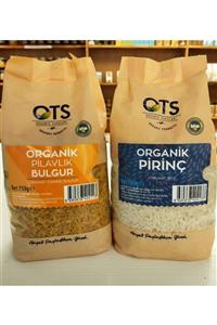 Öts Ots Organik Pirinç Ve Organik Pilavlık Bulgur 750gr + 750gr