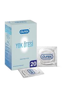 Durex Yok Ötesi Ekstra His 20'li İnce Prezervatif Avantaj Paketi