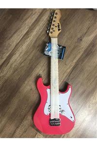 PHX Marka Çocuklar Için 1/2 Boy Pembe Renk Elektro Gitar-5-10 Yaş Için Ideal Boy