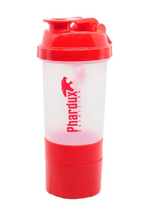 Phardux 3 Kademeli Şeffaf Shaker Kırmızı 500ml