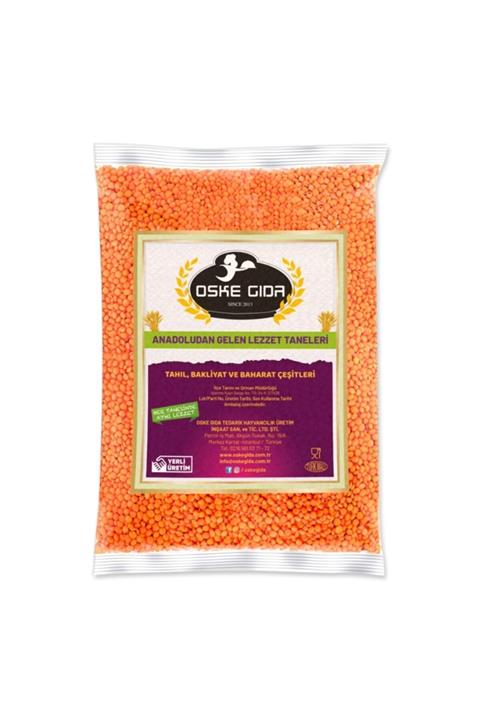 oske gıda Kırmızı Mercimek Yerli 1 Kg
